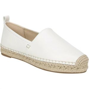 Sam Edelman - Khloe Espadrille Slip On - White Leather - Size 7 - NWT